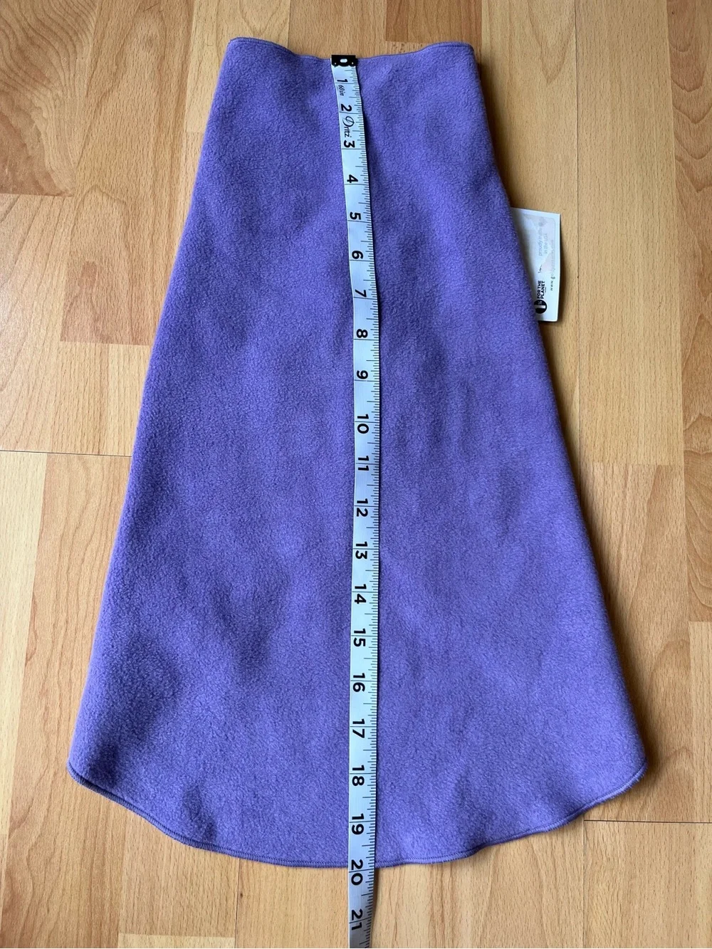 Lavender Stretch Fleece Pet Coat, Medium